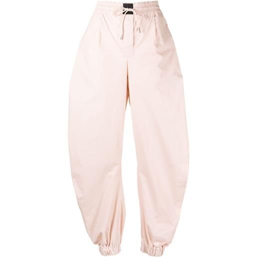 The Attico pantaloni con caviglie elasticizzate - rosa