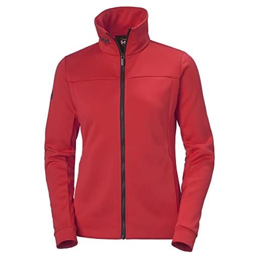 Helly Hansen donna crew fleece jacket, rosso, xl
