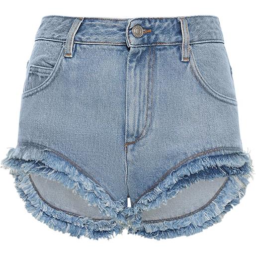 ISABEL MARANT shorts eneidao in cotone / frange