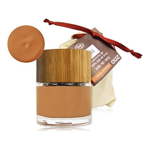 Zao organic makeup - fondotinta liquido silk albicocca 702-1 oz. 