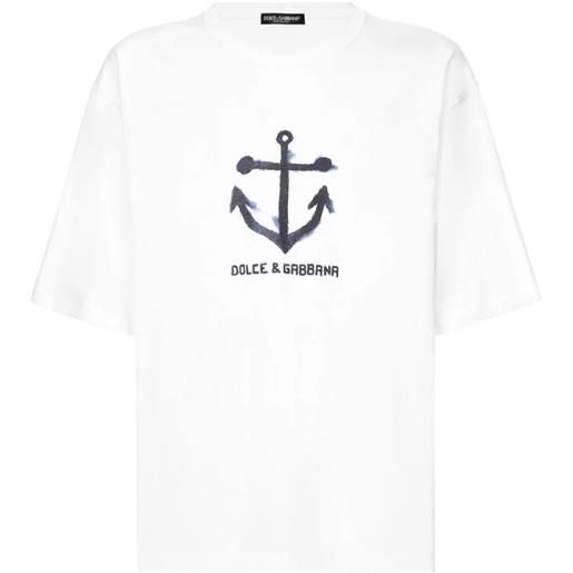 DOLCE & GABBANA t-shirt stampa marina