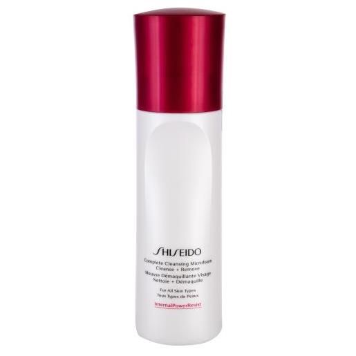 Shiseido complete cleansing microfoam schiuma struccante 180 ml per donna