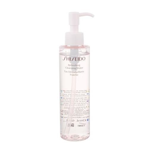 Shiseido refreshing cleansing water 180 ml acqua detergente rinfrescante per donna