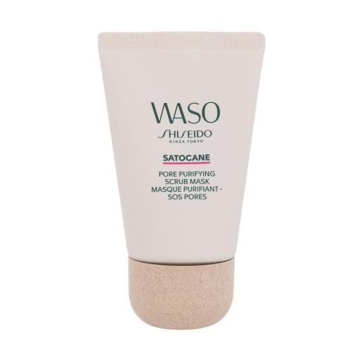 Shiseido waso satocane maschera esfoliante per pelli problematiche 80 ml per donna