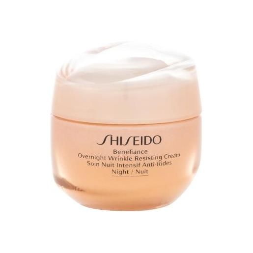 Shiseido benefiance overnight wrinkle resisting cream crema notte antirughe 50 ml per donna