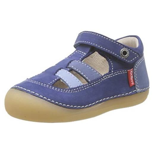 Kickers sushy, sandali, blu (bleu tricolore 53), 27 eu