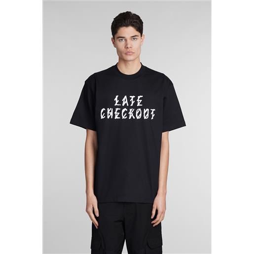 44 Label group t-shirt in cotone nero