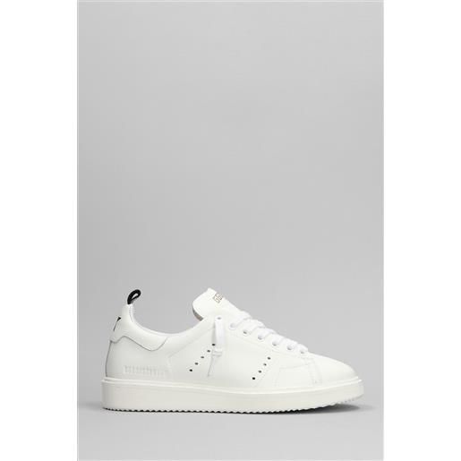 Golden Goose Deluxe Brand sneakers starter in pelle bianca