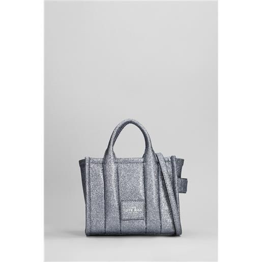 Marc Jacobs tote the mini tote in pelle argento