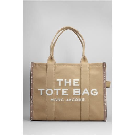 Marc Jacobs tote traveler tote in cotone cammello