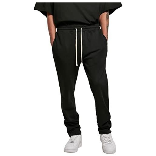 Urban classics pantaloni tuta uomo, zip alle caviglie, tuta sportiva con elastico in vita, diversi colori, taglie xs - 5xl