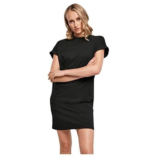 Urban Classics abito da donna in cotone organico con taglio sulle maniche vestito, nero, xl