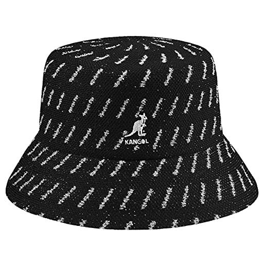Kangol cappello da pescatore rain drop bucket s (54-55 cm) - nero