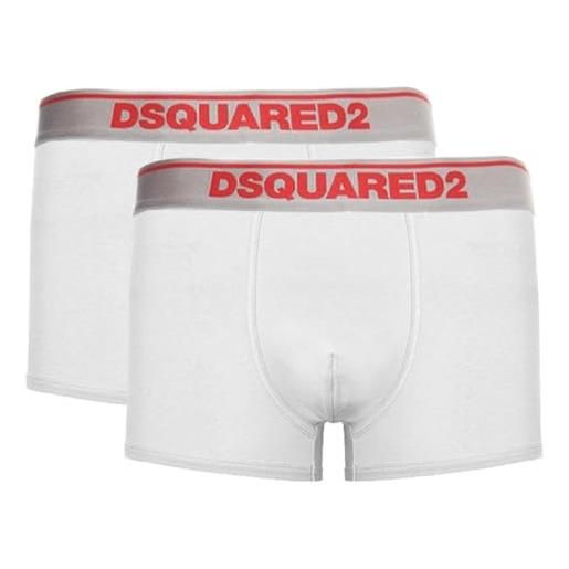 DSQUARED2 dsquared dcxf50050 boxer uomo bianco l