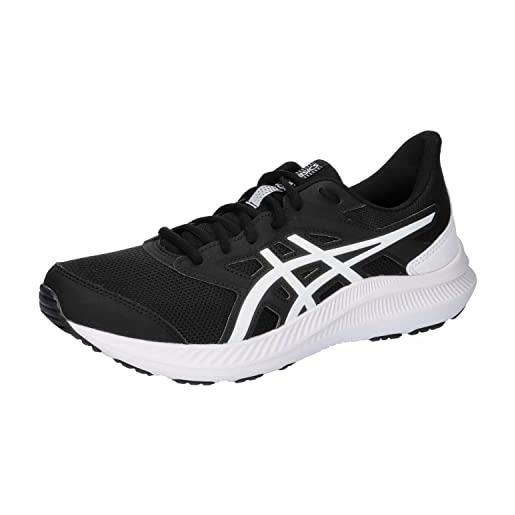 ASICS jolt 4, running shoes uomo, black/white, 42.5 eu