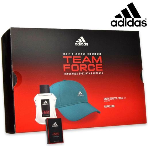 Adidas team force edt 100ml + cappello baseball