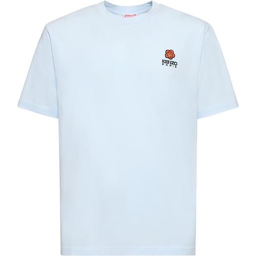KENZO PARIS t-shirt boke in jersey di cotone con logo