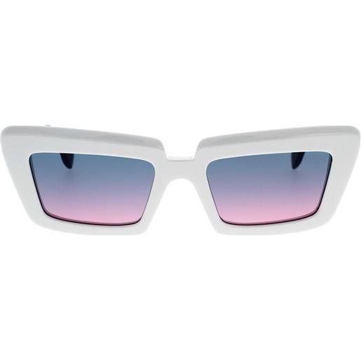 Retrosuperfuture occhiali da sole retrosuperfuture coccodrillo white zv5