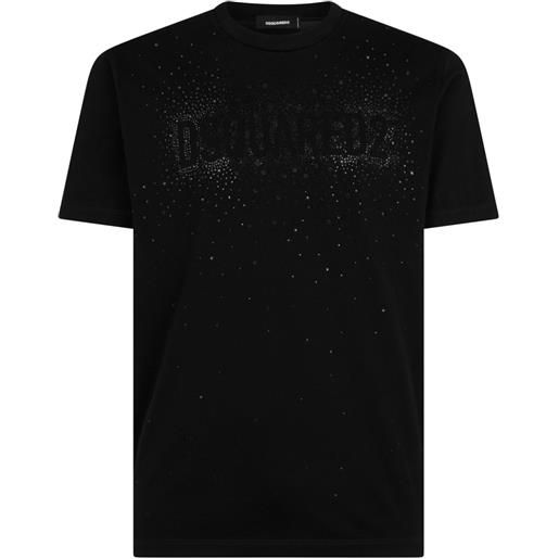 Dsquared2 t-shirt girocollo - nero