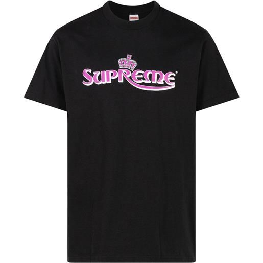 Supreme t-shirt crown - nero
