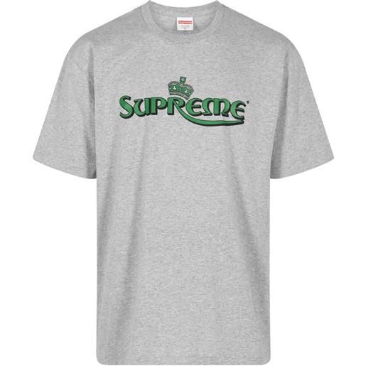 Supreme t-shirt crown - grigio