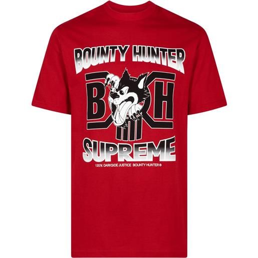 Supreme t-shirt x bounty hunter wolf - rosso