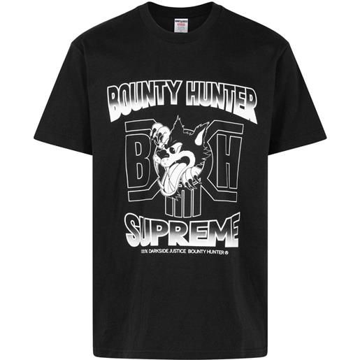 Supreme t-shirt x bounty hunter wolf - nero