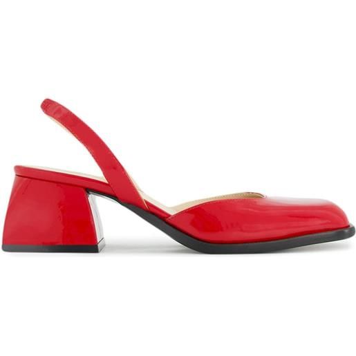 Nodaleto pumps bulla jones 50mm in pelle - rosso