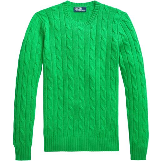Polo Ralph Lauren maglione intrecciato - verde
