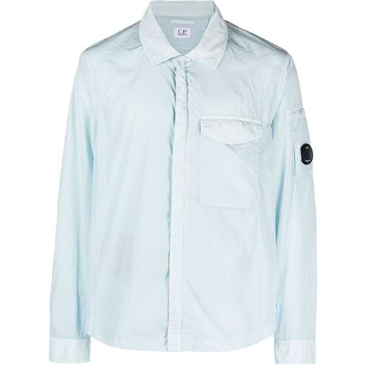 C.P. Company giacca-camicia chrome-r lens - blu