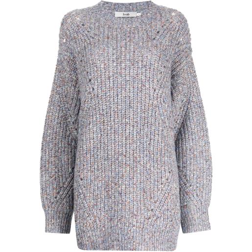 b+ab crew-neck knitted jumper - multicolore