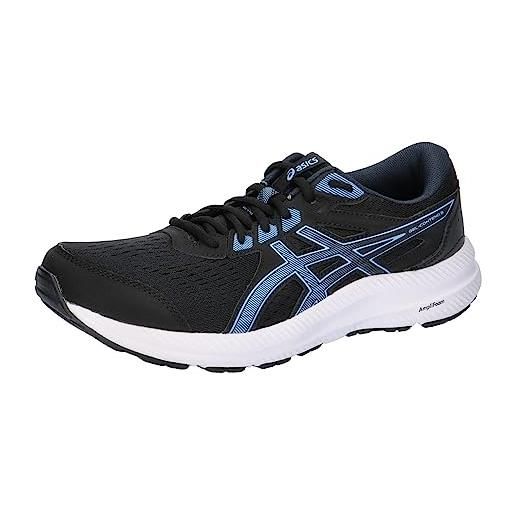 ASICS gel-contend 8, scarpe da ginnastica uomo, black/blue bliss, 42.5 eu