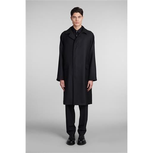 Tagliatore 0205 cappotto in lana nera
