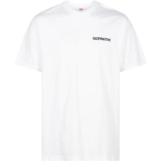 Supreme t-shirt worship - bianco