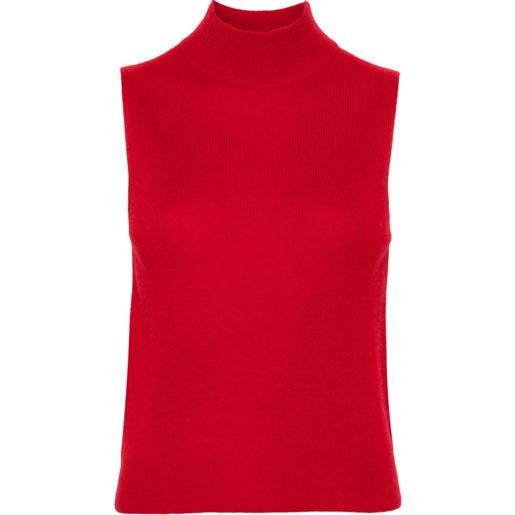 360Cashmere maglione con scollo a imbuto - rosso