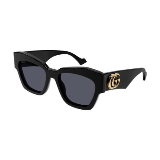 Gucci occhiali da sole Gucci gg1422s 001 001-black-black-grey 55 19