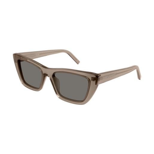 Yves Saint Laurent occhiali da sole Yves Saint Laurent sl 276 mica 045 045-brown-brown-grey 55 16