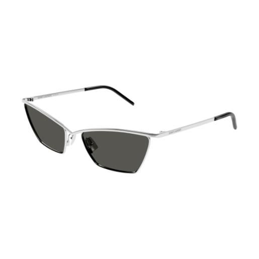 Yves Saint Laurent occhiali da sole Yves Saint Laurent sl 637 002 002-silver-silver-grey 57 17