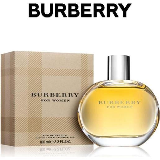 BURBERRY profumo BURBERRY classico donna edp 100 ml spray inscatolato