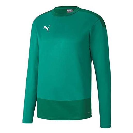 Puma teamgoal 23 training sweat, felpa uomo, red/chili pepper, m