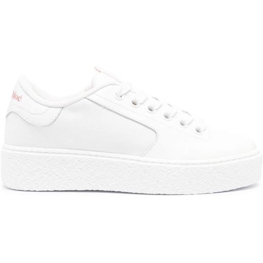 See by Chloé sneakers con pannelli a contrasto - bianco