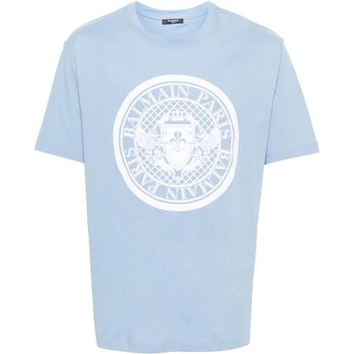 Balmain t-shirt coin - blu