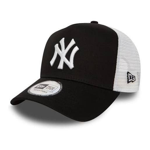 New Era new york yankees mlb clean nero 9forty a-frame berretto da camionista regolabile per bambini