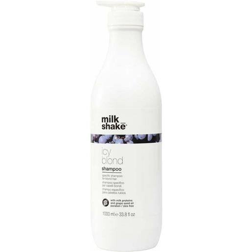 milk_shake icy blond shampoo 1000ml new - shampoo anti-giallo capelli biondi decolorati