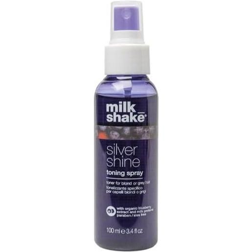 milk_shake silver shine toning spray 100ml novita' 2023 - tonalizzante spray anti/giallo capelli biondi grigi