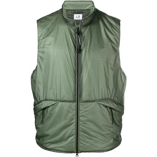 C.P. Company gilet con zip - verde