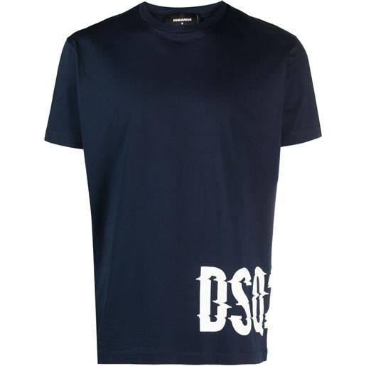 Dsquared2 t-shirt cool con stampa - blu
