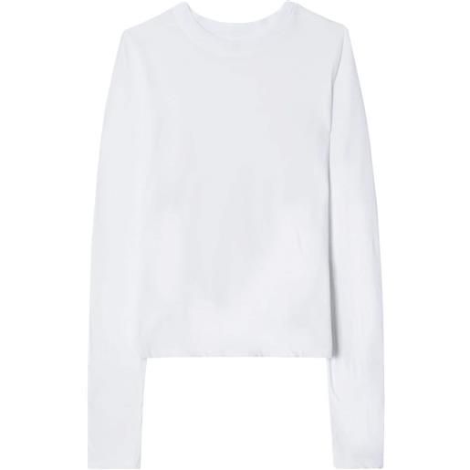RE/DONE t-shirt hanes semi trasparente - bianco