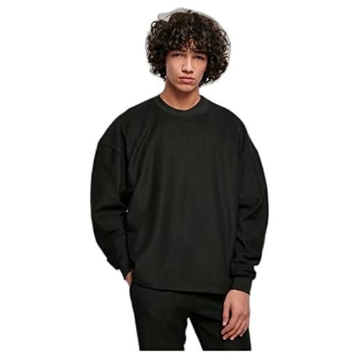 Urban classics maglia uomo oversize, felpa maschile a maniche lunghe, 100% cotone, maglione tuta, diversi colori disponibili, taglie: s - 5xl