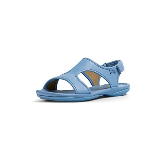 Camper right nina-k201514, sandali piatti donna, blu 2, 42 eu